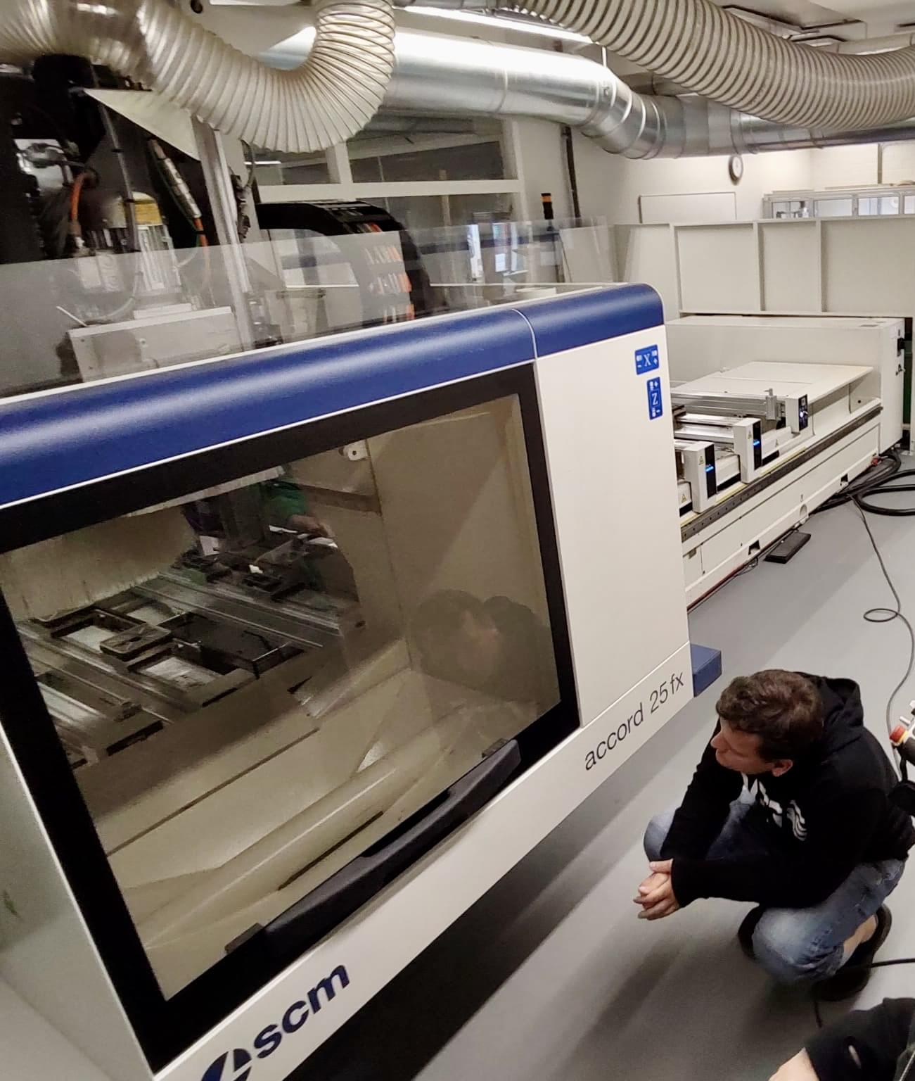 SCM Accord 25fx CNC on-site commissioning